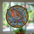 Robin Appear Stained Glass Effect Suncatcher